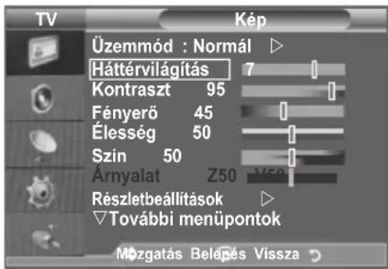 SAMSUNG LE46B550A5WXZG - A keszülék szamos olyan beállitással rendelkezik, mellyel szabályozhatja a képminõseget. - 1
