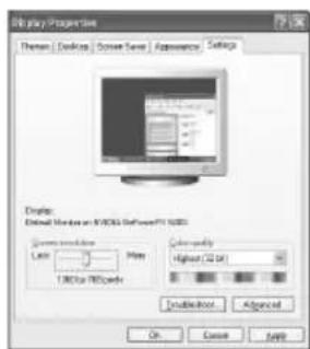 SAMSUNG LE46B550A5WXZG - Configuration de votre logiciel PC (basée sur windows XP) - 1