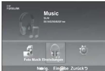 SAMSUNG LE46B550A5WXZG - MP3-Liste verwenden - 1