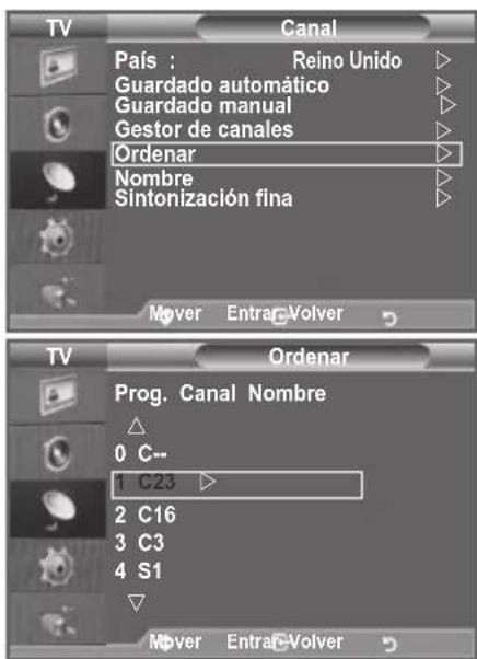 SAMSUNG LE46B550A5WXZG - Organ de los canales memorizados - 1