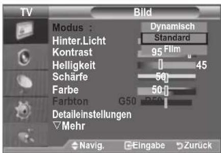 SAMSUNG LE46B550A5WXZG - Bildstandardändern - 2