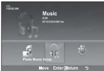 SAMSUNG LE46B550A5WXZG - Using the MP3 List - 1