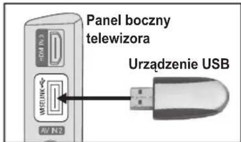 SAMSUNG LE46B550A5WXZG - Korzystanie z funkcji WISELINK - 1