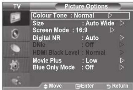 SAMSUNG LE46B550A5WXZG - Colour Tone: Cool2/Cool1/Normal/Warm1/Warm2 - 2