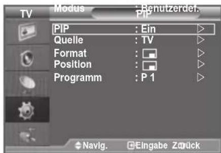 SAMSUNG LE46B550A5WXZG - Bild-in-Bild-Funktion (PIP) verwenden - 2