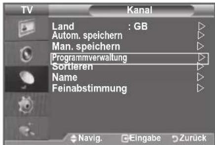 SAMSUNG LE46B550A5WXZG - Sender hinzufugen/sperren - 1