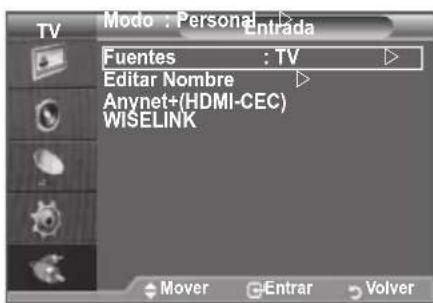 SAMSUNG LE46B550A5WXZG - Selección de la fuente - 1