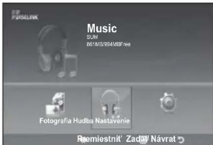 SAMSUNG LE46B550A5WXZG - Použivanie zoznamu MP3 súborov - 1