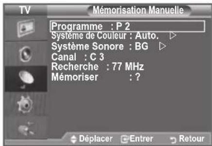 SAMSUNG LE46B550A5WXZG - Mode canal - 2