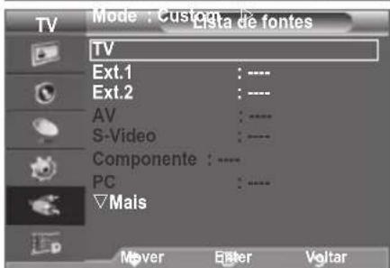 SAMSUNG LE46B550A5WXZG - Seleccionar a fonte - 2