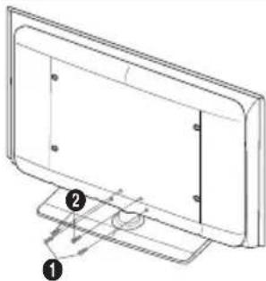 SAMSUNG LE46B550A5WXZG - Az allvany felszerelése - 2
