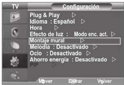 SAMSUNG LE46B550A5WXZG - Acceso al menu - 1
