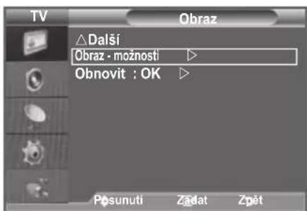 SAMSUNG LE46B550A5WXZG - Návrat k výchozímu nastavení obrazu od vyrobce - 2