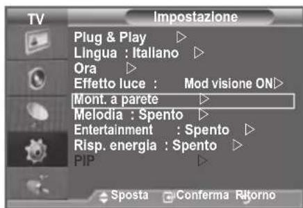 SAMSUNG LE46B550A5WXZG - Visualizzazione del menu - 1
