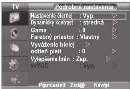 SAMSUNG LE46B550A5WXZG - Nastavenie vlastného obrazu - 4