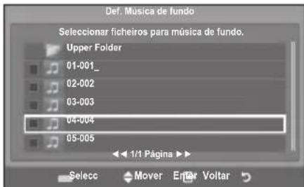 SAMSUNG LE46B550A5WXZG - Def. Música de fundo: - 1