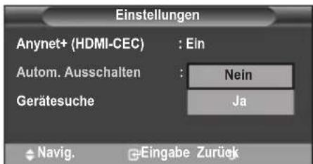 SAMSUNG LE46B550A5WXZG - Automatisches Abschalten von Anynet+-Geräten durch Abschalten des Fernsehgeräts - 1