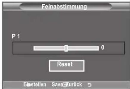 SAMSUNG LE46B550A5WXZG - Senderfeinabstimmung durchführren - 2