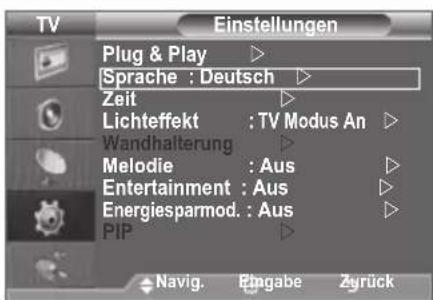 SAMSUNG LE46B550A5WXZG - Sprache auswahlen - 1
