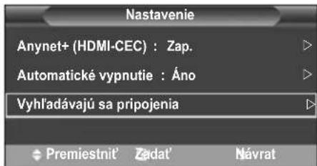 SAMSUNG LE46B550A5WXZG - Vyhladávanie a prepínanie medzi zariadeniami so systémom Anynet+ - 2