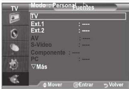 SAMSUNG LE46B550A5WXZG - Selección de la fuente - 2