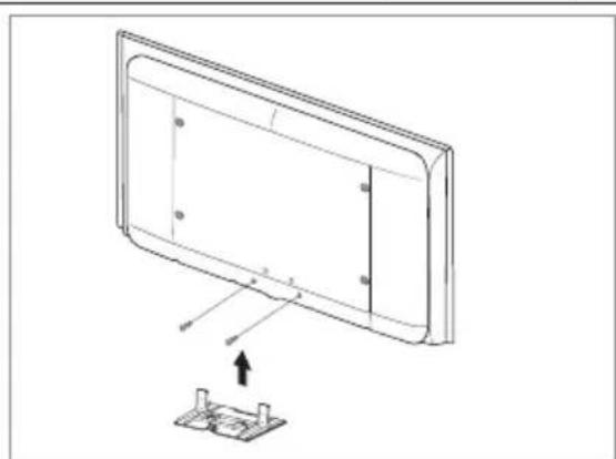 SAMSUNG LE46B550A5WXZG - Namestitev kompleta za pritrditev na steno - 1