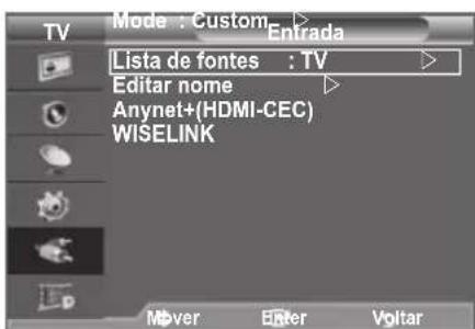 SAMSUNG LE46B550A5WXZG - Seleccionar a fonte - 1