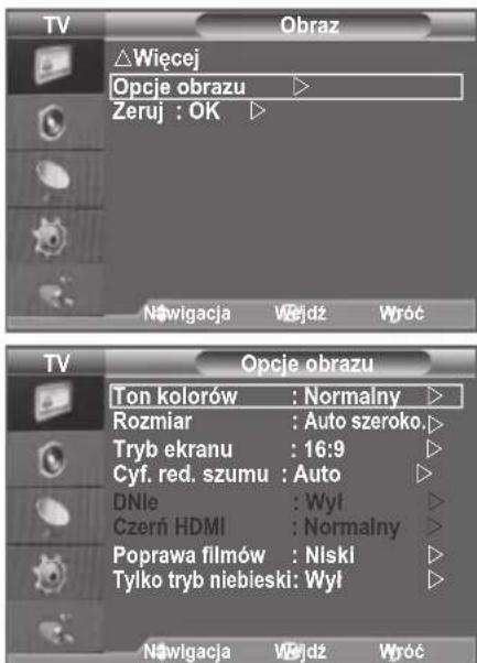 SAMSUNG LE46B550A5WXZG - Ton kolorow: Zimny2/Zimny1/Normalny/Ciep.1/Ciep.2 - 1