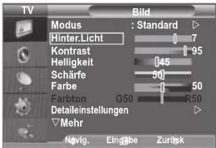 SAMSUNG LE46B550A5WXZG - Bild einstellen - 1