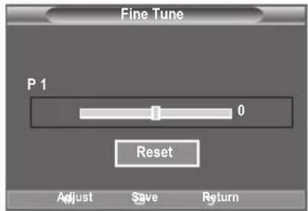 SAMSUNG LE46B550A5WXZG - Fine Tuning Channel Reception - 2