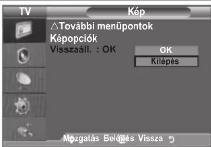 SAMSUNG LE46B550A5WXZG - Képbeallitások visszaállitasa gyári alapbeallitásra - 1