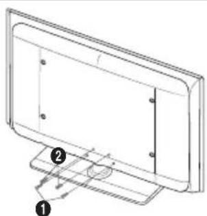 SAMSUNG LE46B550A5WXZG - Installation du support - 2