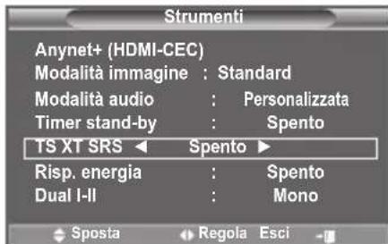 SAMSUNG LE46B550A5WXZG - Impostazioni rapide - 1