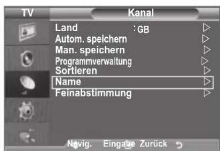 SAMSUNG LE46B550A5WXZG - Sendernamen zuweisen - 1