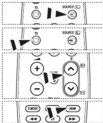 SAMSUNG LE46B550A5WXZG - Selecting the Source - 3