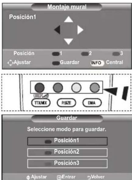 SAMSUNG LE46B550A5WXZG - Memorización de la posición - 1