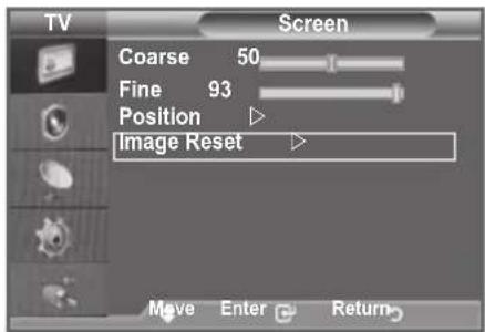 SAMSUNG LE46B550A5WXZG - Image Reset - 1