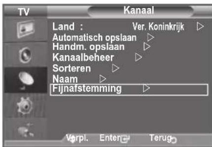 SAMSUNG LE46B550A5WXZG - Kanalen fijn afstemmen - 1