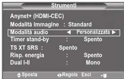 SAMSUNG LE46B550A5WXZG - Impostazioni rapide - 2