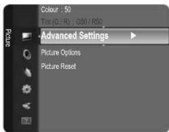 SAMSUNG LE26B450C4WXZG - Advanced Settings - 1