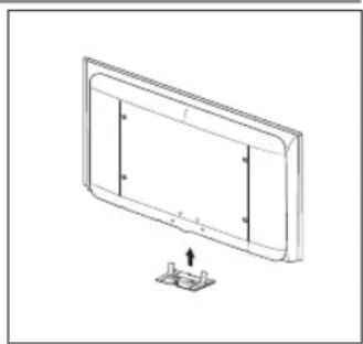 SAMSUNG LE26B450C4WXZG - Anbringen der Wandhalterung - 1