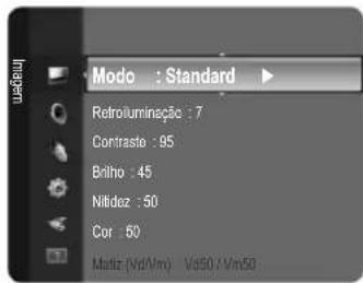 SAMSUNG LE26B450C4WXZG - Configurar o menu Imagem - 1