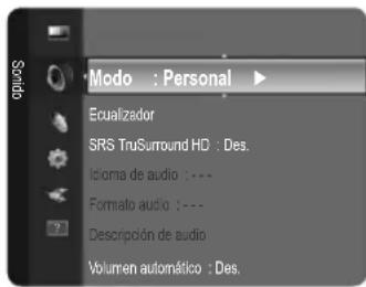 SAMSUNG LE26B450C4WXZG - □ Formato audio MPEG/Dolby Digital (sólo canales digitales) - 1