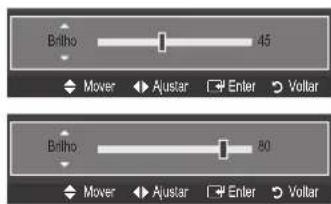 SAMSUNG LE26B450C4WXZG - Ajustar Brilho para 80 - 3