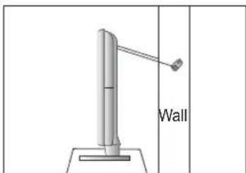 SAMSUNG LE26B450C4WXZG - To avoid the TV from falling: - 3