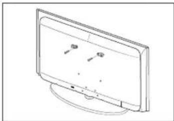 SAMSUNG LE26B450C4WXZG - Pour éviter toute chute du téléviseur : - 2