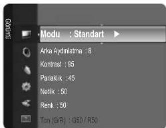 SAMSUNG LE26B450C4WXZG - Parlaklik ozelligini 80 olarak ayarlama - 2