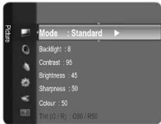 SAMSUNG LE26B450C4WXZG - Ogled menijev - 1