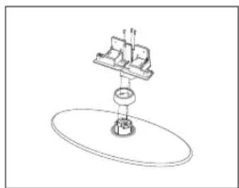 SAMSUNG LE26B450C4WXZG - Instalacion del soporte - 1