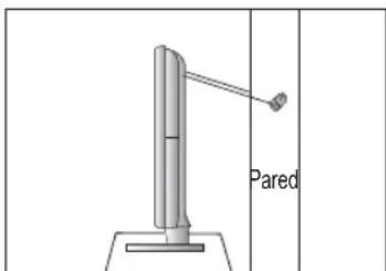 SAMSUNG LE26B450C4WXZG - Para impedir que el televisor se caiga: - 3